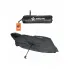 Шторка солнцезащитная 65*125см на лобовое стекло, зонт, складная, черная/серая ADSS004 AIRLINE