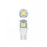 Лампа светодиодная T10 (W5W) STANDARD, 6000K (Белый), 12В, 0.7Вт, 5LED, Полярная, комплект 2 шт. AEAR302 AIRLINE