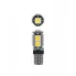 Лампа светодиодная T10 (W5W) PLUS, 6000K (Белый), 12В, 1.9Вт, 9LED, Полярная, Обманка CAN bus, комплект 2 шт. AEAR313 AIRLINE