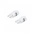 Лампа светодиододная T10 (W5W) PLUS, 6000K (Белый), 12/24В, 0.7Вт, 1LED, Биполярная, комплект 2 шт. AEAR317 AIRLINE