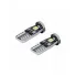 Лампа светодиодная T10 (W5W) PLUS, 6000K (Белый), 12В, 1.4Вт, 3LED, Биполярная, Обманка CAN bus AEAR318 AIRLINE
