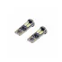 Лампа светодиодная T10 (W5W) PRO, 6000K (Белый), 12/24В, 2.5Вт, 12LED, Биполярная, Обманка CAN bus AEAR322 AIRLINE