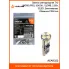 Лампа светодиодная T10 (W5W) PRO, 6000K (Белый), 12/24В, 2.5Вт, 12LED, Биполярная, Обманка CAN bus AEAR322 AIRLINE