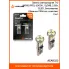 Лампа светодиодная T10 (W5W) PRO, 6000K (Белый), 12/24В, 2.5Вт, 12LED, Биполярная, Обманка CAN bus, комплект 2 шт. AEAR323 AIRLINE