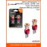 Лампа светодиодная T10 (W5W) PRO, 6000K (Белый), 12/24В, 2.3Вт, 27LED, Биполярная, Обманка CAN bus, комплект 2 шт. AEAR329 AIRLINE