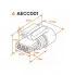 Разъём 3 pin с проводами для датчика фазы Лада; для катуш. зажиг. Geely, Lifan, GreatWall AECC001 AIRLINE