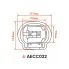 Разъём 2 pin с проводами для датчика ABS Лада, FIAT, Peugeot, Citroen; для датчика темп. BMW AECC022 AIRLINE