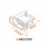 Разъём 2 pin с проводами для датчика ABS Chevrolet, Opel, Ford AECC030 AIRLINE