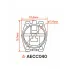 Разъём 1 pin c проводами для датчика детонации Mazda AECC040 AIRLINE