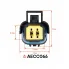 Разъём 2 pin с проводами для генератора Лада Vesta; для ДПКВ Peugeot, Citroen AECC066 AIRLINE