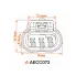 Разъём 3 pin с проводами для катуш.зажиг. ГАЗ/УАЗ; для датчика фазы Chevrolet/Opel; для парктр. BMW AECC073 AIRLINE