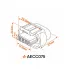 Разъём 4 pin с проводами для катушки зажигания Лада, Chevrolet, Daewoo, Geely AECC075 AIRLINE