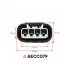 Разъём 4 pin с проводами для катушки зажигания Toyota, Lexus, Peugeot AECC079 AIRLINE