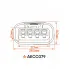 Разъём 4 pin с проводами для катушки зажигания Toyota, Lexus, Peugeot AECC079 AIRLINE