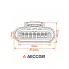 Разъём 7 pin с проводами для катушки зажигания Chevrolet, Opel AECC081 AIRLINE
