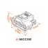Разъём 7 pin с проводами для катушки зажигания Chevrolet, Opel AECC081 AIRLINE