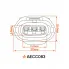 Разъём 3 pin с проводами для катушки зажигания Mitsubishi Outlander AECC083 AIRLINE