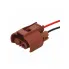 Разъем 2 pin с проводами для патрона лампы HB3, HB4 Hyundai, KIA, Mitsubishi AECC099 AIRLINE