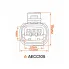 Разъём 3 pin с проводами для корректора фар KIA, Hyundai AECC105 AIRLINE