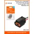 Разъём 2 pin с проводами для генератора Hyundai Porter, для ДХО, ПТФ Mitsubishi, KIA AECC165 AIRLINE