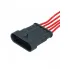 Разъем 5 pin с проводами для жгута катушек зажигания Лада 2110-2112, Kalina, Priora, Granta, Vesta AECC211 AIRLINE