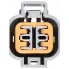 Разъём 4 pin без проводов для датчика кисл. Hyundai Solaris, KIA Rio, Mitsubishi Lanсer AECC294 AIRLINE