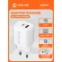 Адаптер питания 220В, Type-C PD + QC 3.0, 20Вт AEWC001 AIRLINE