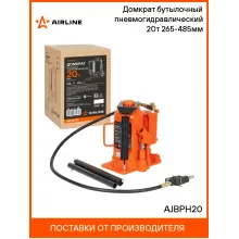 Домкрат бутылочный пневмогидравлический 20т 265-485мм AJBPH20 AIRLINE