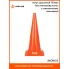 Конус дорожный 750мм, без световозвр.полос с утяжелителем, оранжевый AKON012 AIRLINE