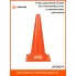 Конус дорожный 520мм, без световозвр.полос с утяжелителем, оранжевый AKON013 AIRLINE