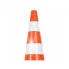 Конус дорожный 520мм, 2 световозвр.полосы с утяжелителем, оранжевый AKON014 AIRLINE