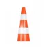 Конус дорожный 750мм, 3 световозвр.полосы с утяжелителем, оранжевый AKON016 AIRLINE