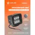 Фара светодиодная квадратная, 6 LED рассеянный свет, 82х75х75 мм 18 Вт 12/24 В AIRLINE ALED010