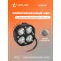 Фара светодиодная квадратная, 4 LED комбинированный свет, 40 Вт 12/24 В AIRLINE ALED037