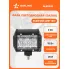 Балка светодиодная на автомобиль двухрядная, 6 LED 5D линза рабочий свет, 98х78х65 мм 18 Вт 12/24 В AIRLINE ALED043