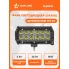 Балка светодиодная на автомобиль фара двухрядная, 12 LED направленный свет, 165х78х65 мм 36 Вт 12/24 В AIRLINE ALED045