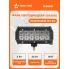 Балка светодиодная на автомобиль фара двухрядная, 12 LED рассеянный свет, 165х78х65 мм 36 Вт 12/24 В AIRLINE ALED046