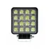 Фара светодиодная квадратная, 16LED, рассеянный свет, 48Вт, 112x112x47мм, 12/24В, PRO ALED131 AIRLINE