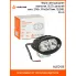Фара светодиодная овальная, 2LED, направленный свет, 20Вт, 97x62x70мм, 12/24В, PLUS ALED135 AIRLINE