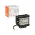 Фара светодиодная прямоугольная, 12LED, направленный свет (Белый + Желтый), 12Вт, 97x97x76мм, 12/24В, PLUS ALED137 AIRLINE