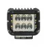 Фара светодиодная прямоугольная, 12LED, направленный свет (Белый + Желтый), 12Вт, 97x97x76мм, 12/24В, PLUS ALED137 AIRLINE