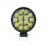 Фара светодиодная круглая, 14LED, направленный свет, 14Вт, 83х83х22мм, 12/24В, PLUS ALED145 AIRLINE