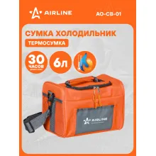 Сумка холодильник термосумка 6 л, 24*18*17 см AIRLINE AO-CB-01