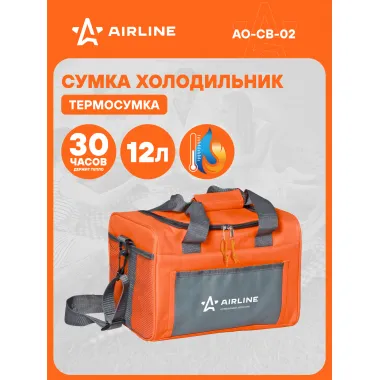 Сумка холодильник термосумка 12 л, 30*21*21 см AIRLINE AO-CB-02