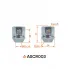 Гайка колесная M12x1,5x29, конус, ключ 21, закрытая, хром для а/м Hyundai/KIA ASCR003 AIRLINE