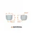 Гайка колесная M12x1,5x16, конус, ключ 19, открытая, дакромет для а/м Ford/Volvo ASCR006 AIRLINE