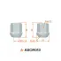 Гайка колесная M12x1,5x25, конус, ключ 19, открытая, дакромет для а/м Chevrolet/Daewoo ASCR013 AIRLINE