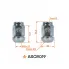 Гайка колесная M12x1,5x34,5, сфера R12, ключ 19, закрытая, хром для а/м Honda ASCR019 AIRLINE