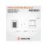 Гайка колесная M12x1,5x25, сфера R12, ключ 19, закрытая, хром для а/м Honda ASCR021 AIRLINE