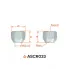 Гайка колесная M12x1,5x18, конус, ключ 21, открытая, дакромет для а/м Hyundai/Mitsubishi/KIA ASCR033 AIRLINE